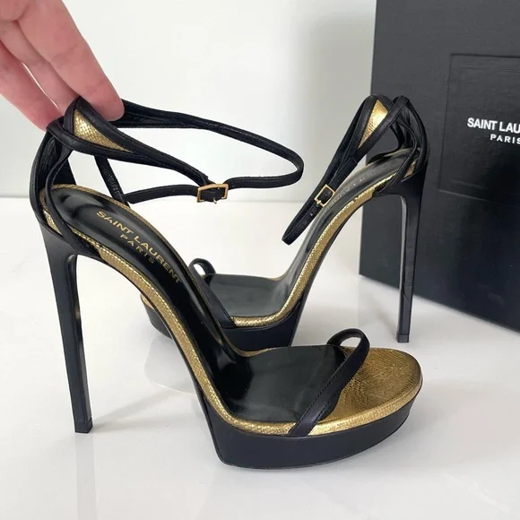 ⛔️SOLD⛔️AUTHENTIC SAINT LAURENT HEELS - Picture 4 of 11